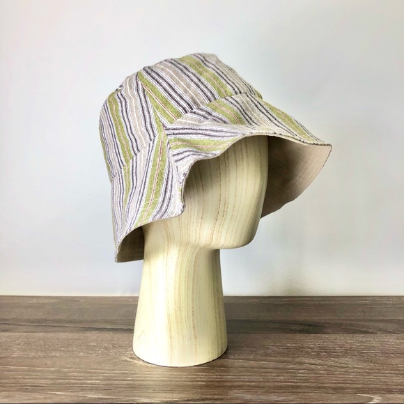 💙 2/$50 ♻️Scrap Bucket Hat | Reversible | Upcycled - Picture 3 of 8